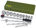 PROXXON Steckschlüsselsatz, 3/4" (14-teilig)