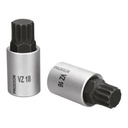 PROXXON 1/2"-Vielzahn-Einsatz VZ 18, 55 mm lang