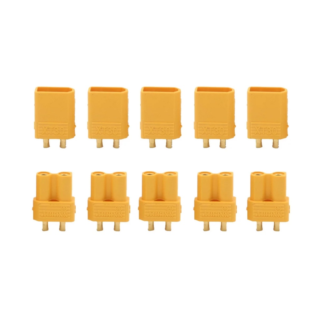 XT 30 Goldkontakt Stecker gelb - 25 St.