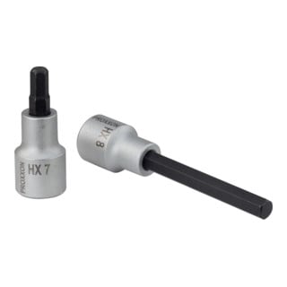 PROXXON 1/2" Innensechskant-Einsatz, HX 12 mm, 100 mm lang
