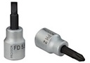 PROXXON 3/8" Schlitzschrauben-Einsatz, FD 8 mm, 50 mm lang