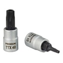 PROXXON 1/4" TTX-Einsatz T 8 mit Stirnbohrung