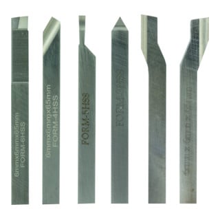 PROXXON Drehstahlsatz, HSS/Co, 6 x 6 x 60 mm (6-teilig)