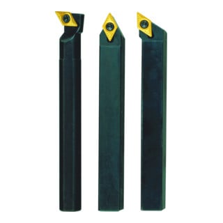 PROXXON Stahlhalter-Satz 10 x10 x 90 mm mit HM-Wendeplatten