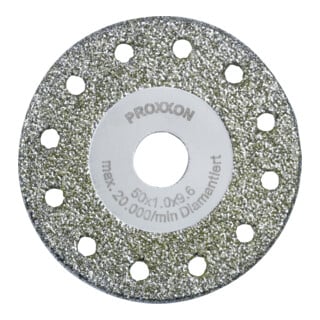 PROXXON Trenn- und Profilierscheibe, diamantiert 50 x 1 x 10 mm, für LHW + LHW/A