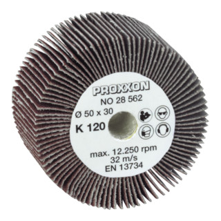 PROXXON Schleifmopwalze für Walzenschleifer WAS/E + WAS/A, Korn 120, 2 Stueck