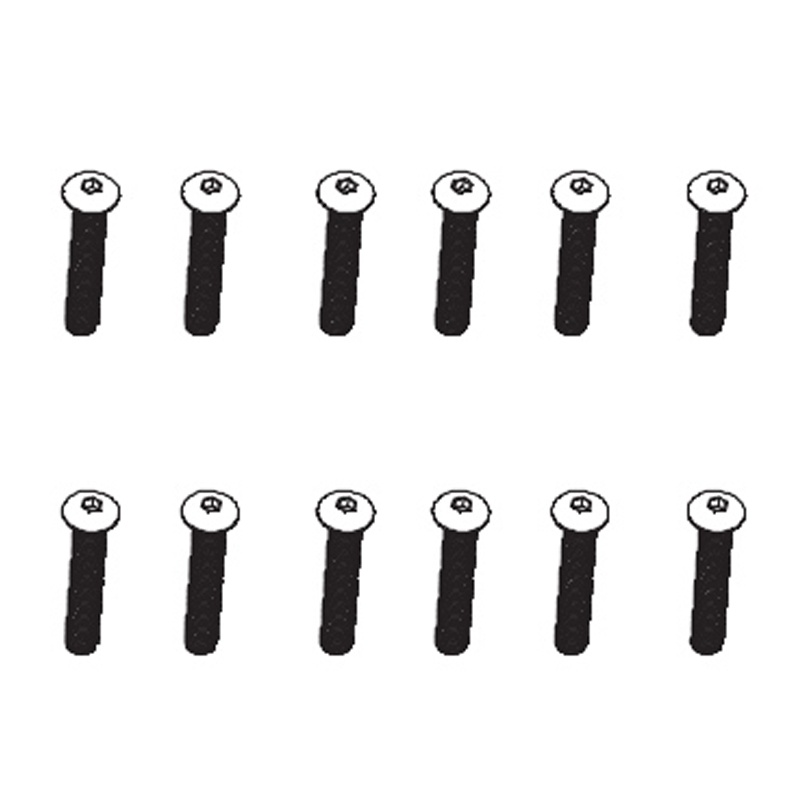 6 Kant Schrauben 4x28mm (12 Stück) - BEAST BX / TX
