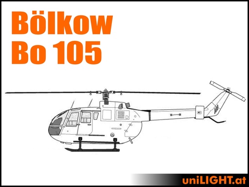 Bölkow Bo 105 (1:5, 2m, CIVIL/SPORT)