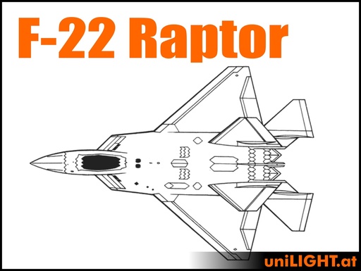 F-22 Raptor (1:12, 1.6m, CIVIL/SPORT)