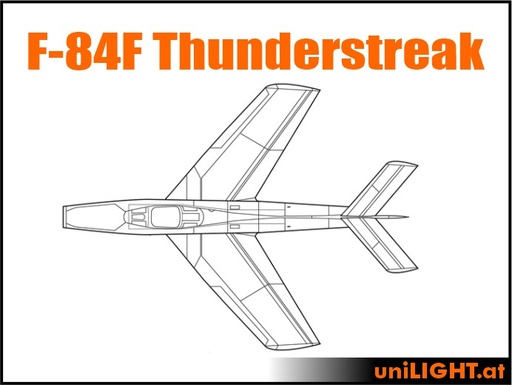 Republic F-84F Thunderstreak (1:3.7, 3.4m, SLCOMPO)
