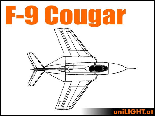 Grumman F9 Cougar (1:5, 2.2m, ENTRY)