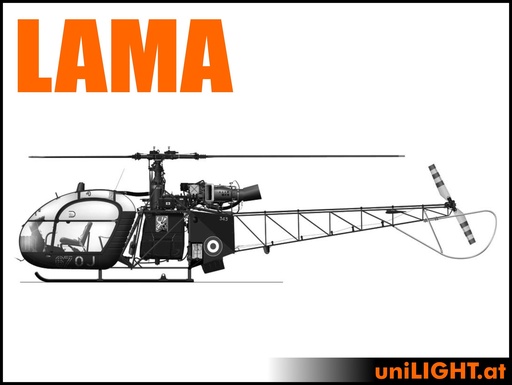 LAMA SA 315 or BELL 47 (1:6, 1.7m, STANDRD)