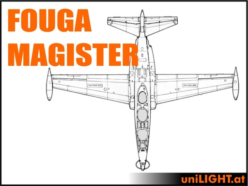 Fouga Magister (1:6, 2m, ENTRY)