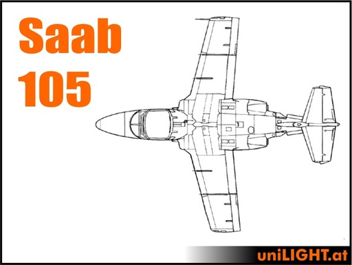 Saab 105 (1:6, 1.7m, PRO)
