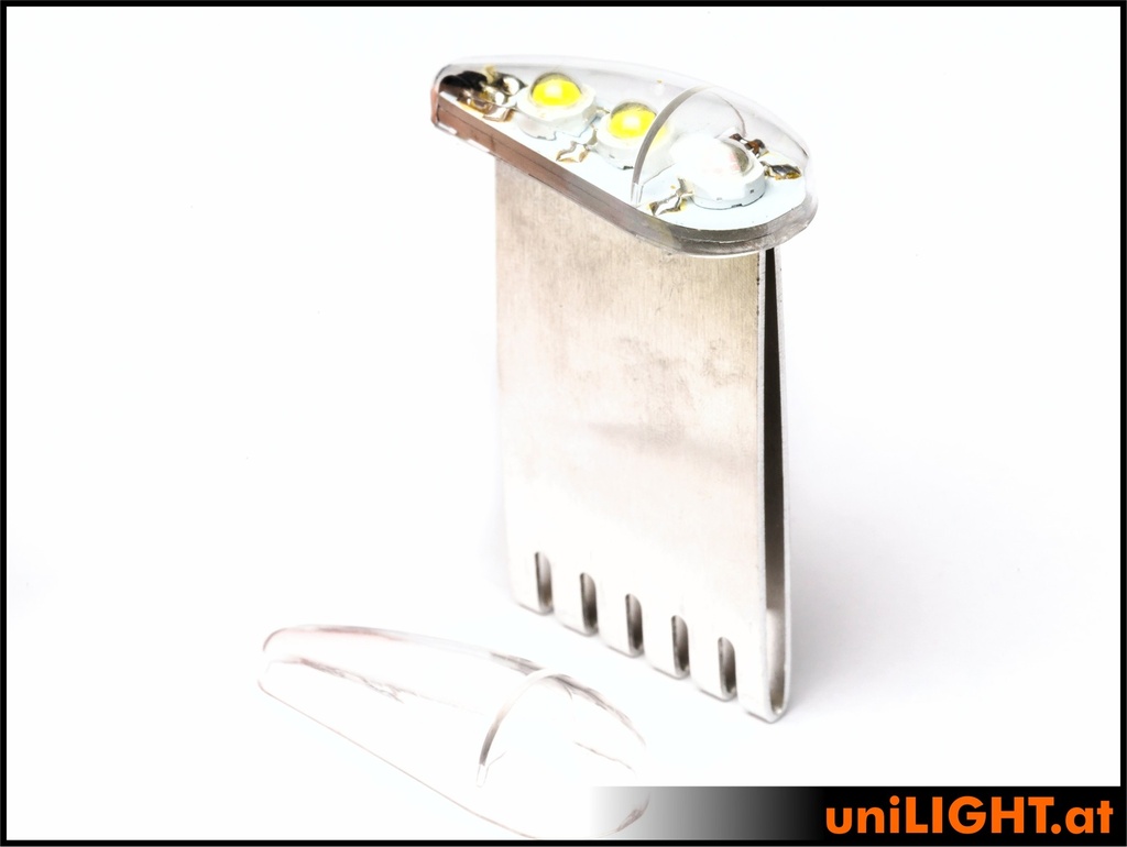 18mm DUAL Navigation + Blitzlicht, 24Wx2, T-Fuse (RotWeiss)