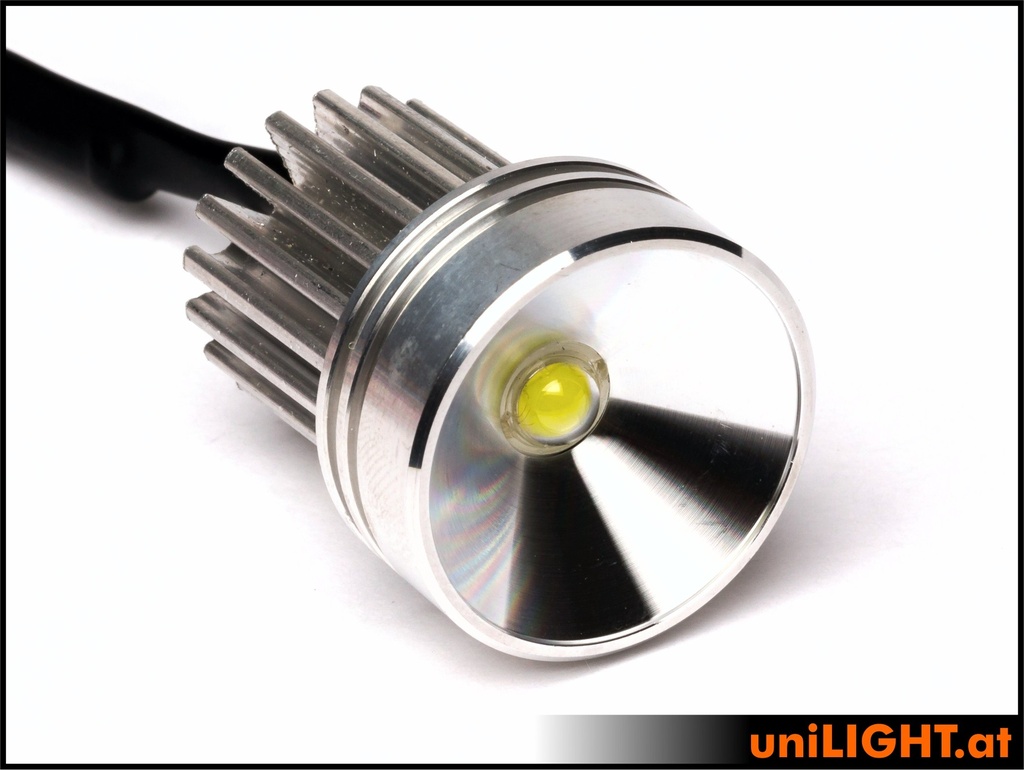 26mm Ultra-Power-Scheinwerfer, 8Wx2, T-FUSE (WarmWeiss)