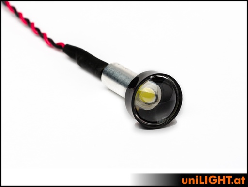 13mm Alu ECO-Scheinwerfer, 2.5Wx2