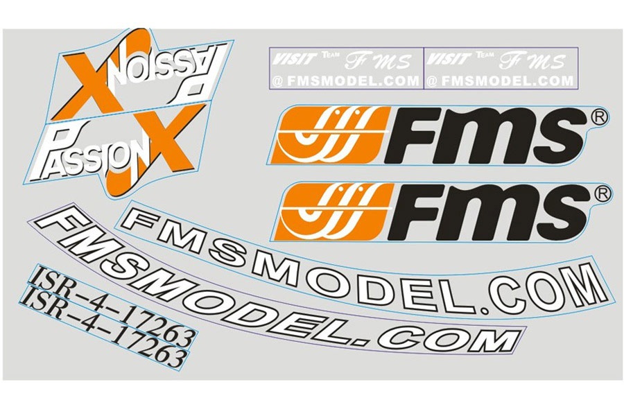 FMS F3A Olympus - Dekorbogen