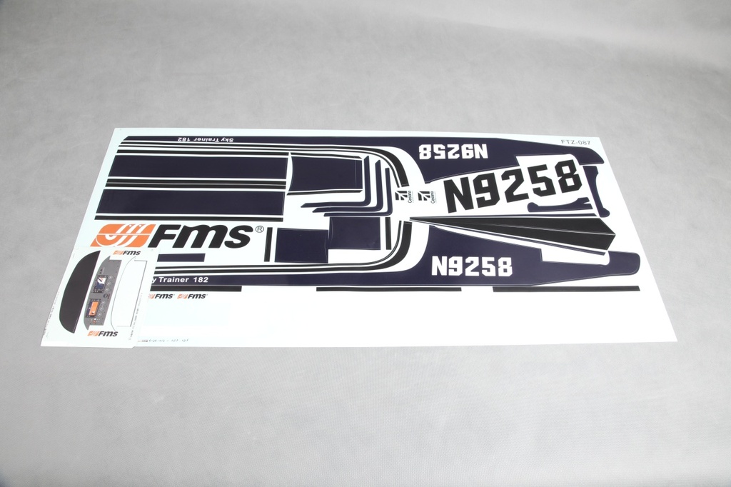 FMS Sky Trainer 182 blau - Dekorbogen