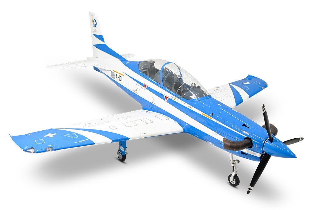 NEU Phoenix PC21 blau Turboprop ARF GFK/CFK - 210cm / 96''