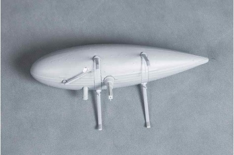 FMS P-40B - Öl Tank