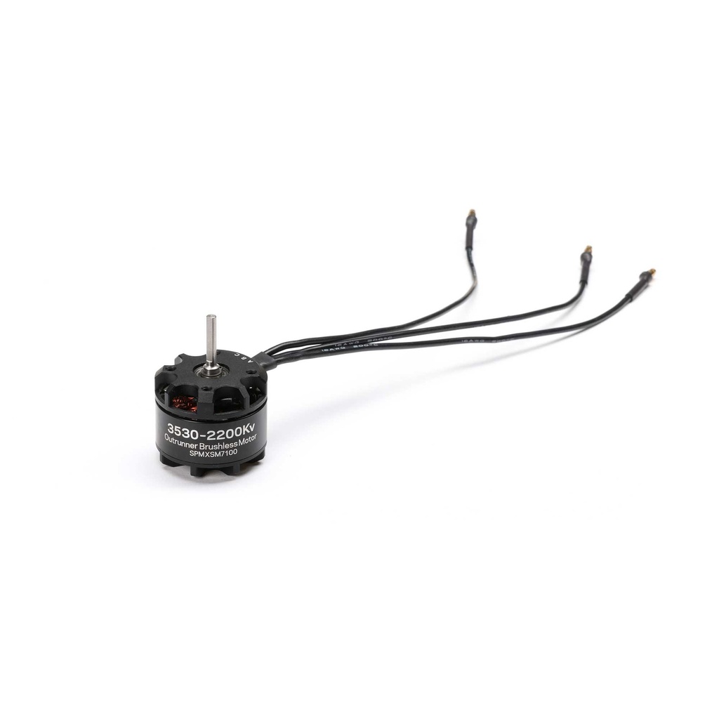 Spektrum Accessories Firma 3530-2200Kv 12-Pole Outrunner Brushless Motor, 3.175mm