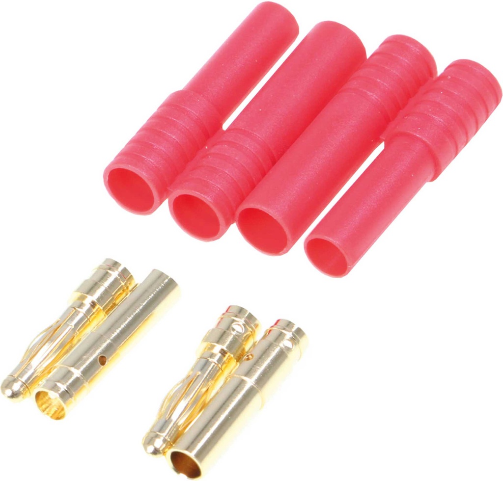 Robbe Modellsport Goldkontakt Stecksystem PH4 4mm 2 Paare