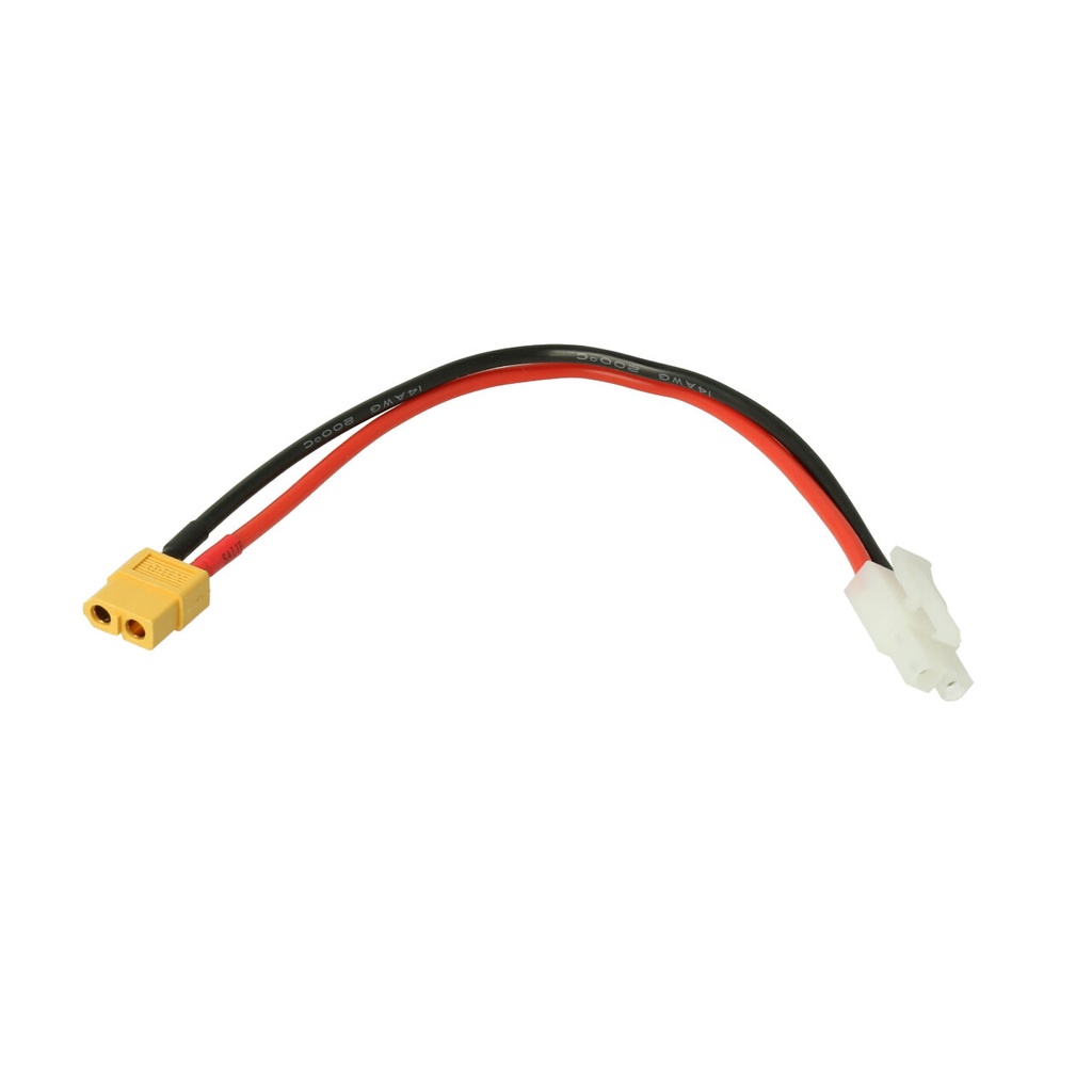 Ladekable XT60 für Akku mit Tamiyastecker (20cm)