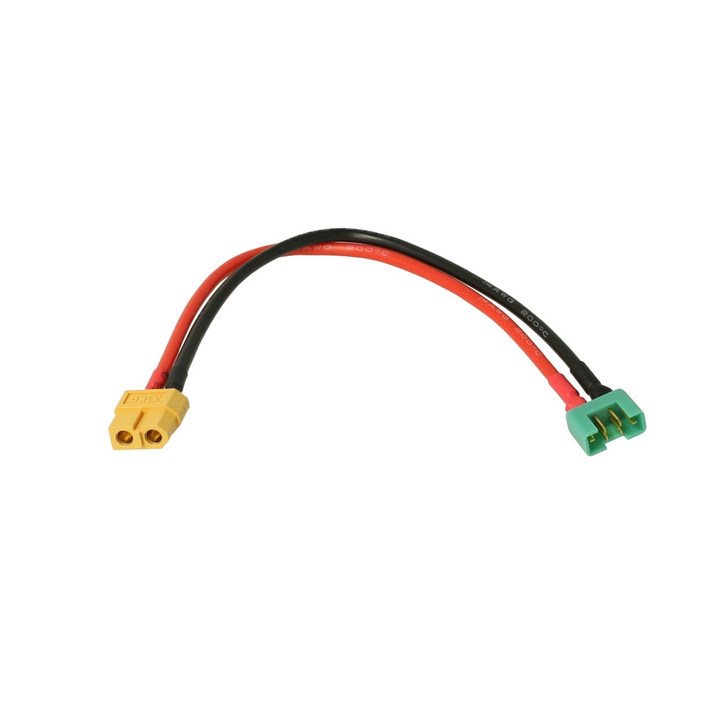 Ladekable XT60 für Akku mit MPX Buchse (20cm)