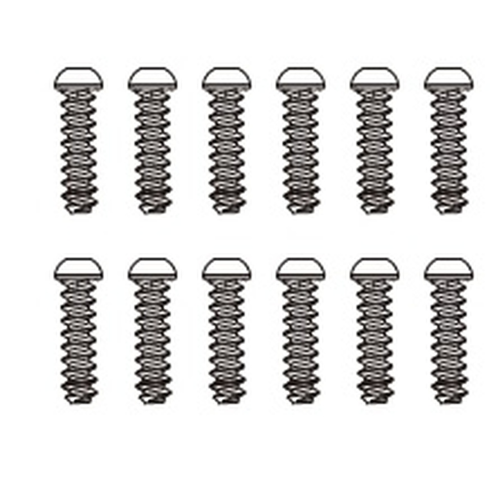 Schrauben 2,6x8 mm (12 Stück)
