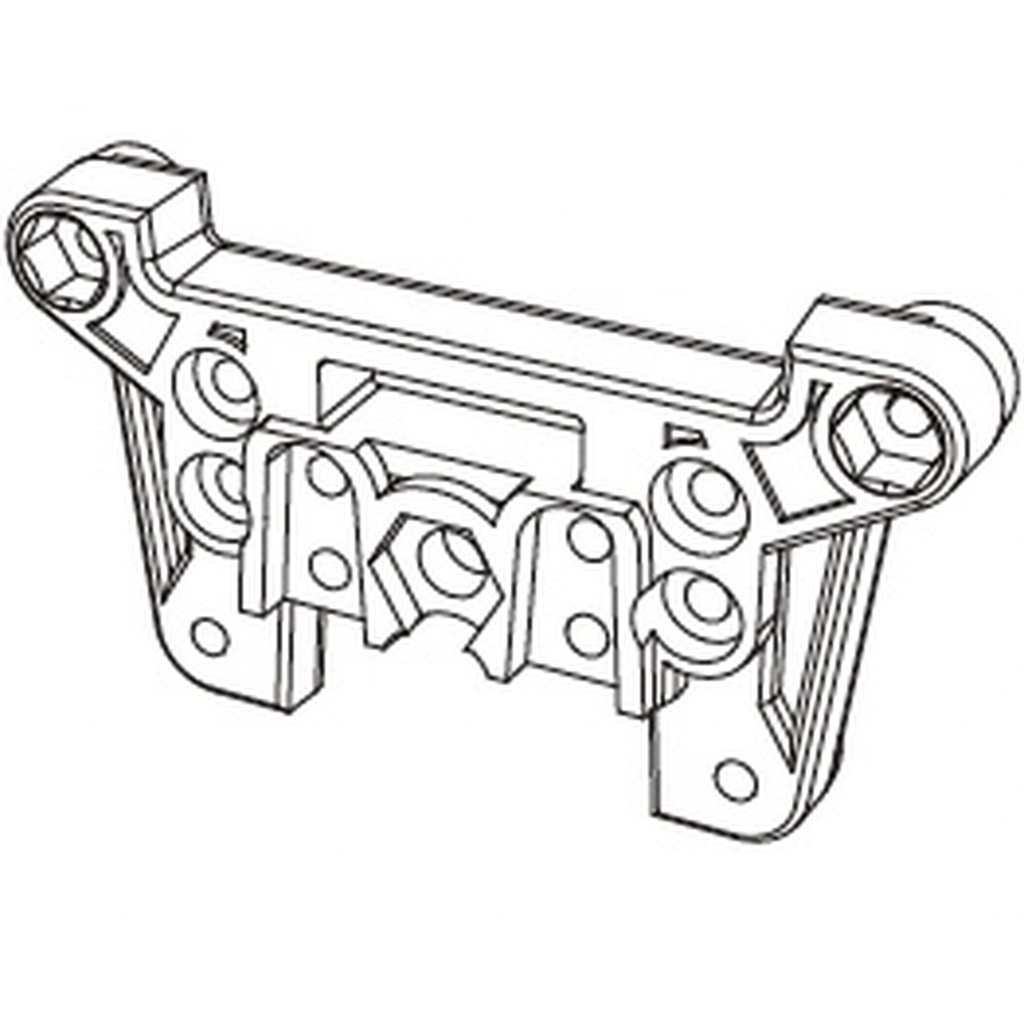 Dämpferbrücke hinten