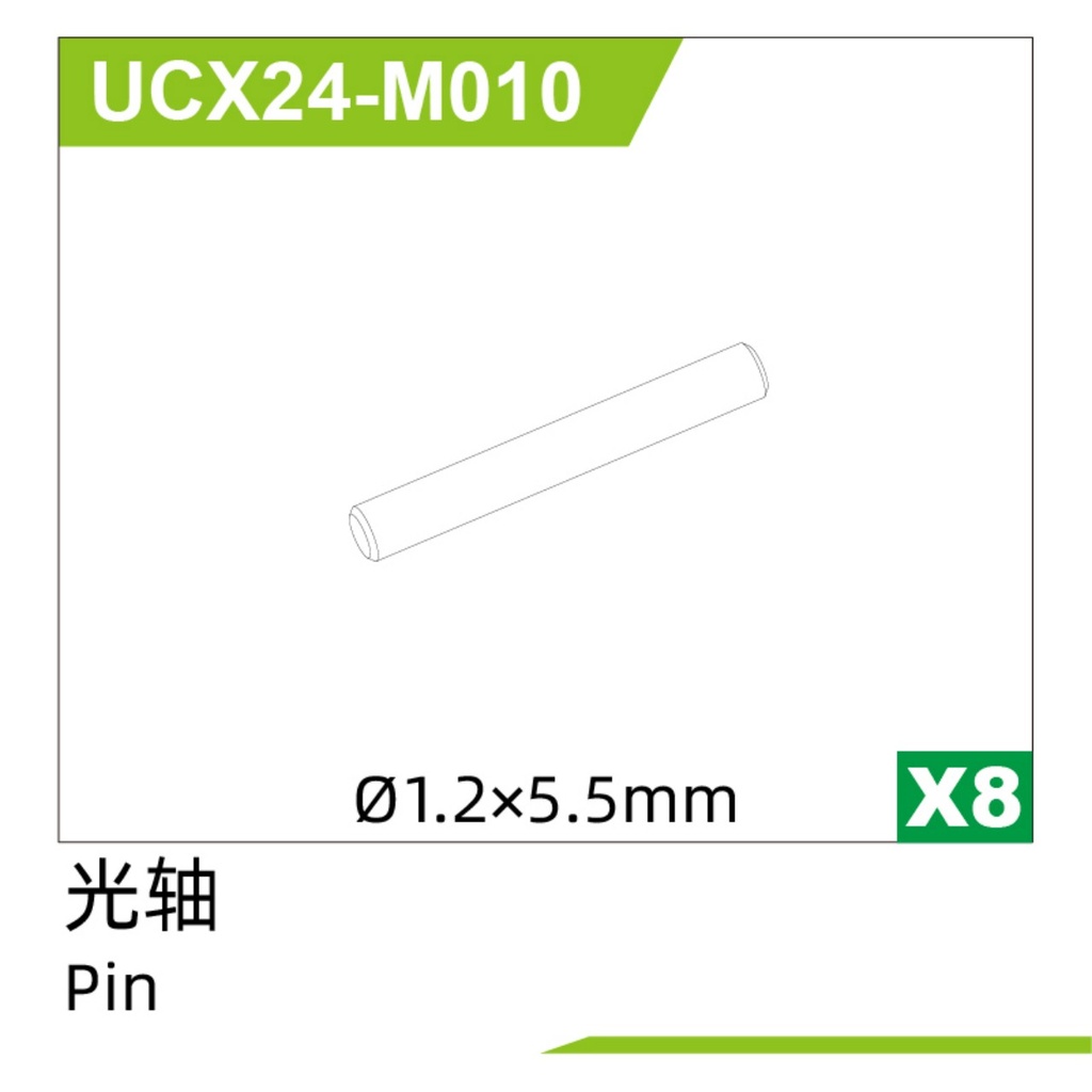 Ø1.2×5.5 Pin(8pcs) UCX2401 & UCX2402