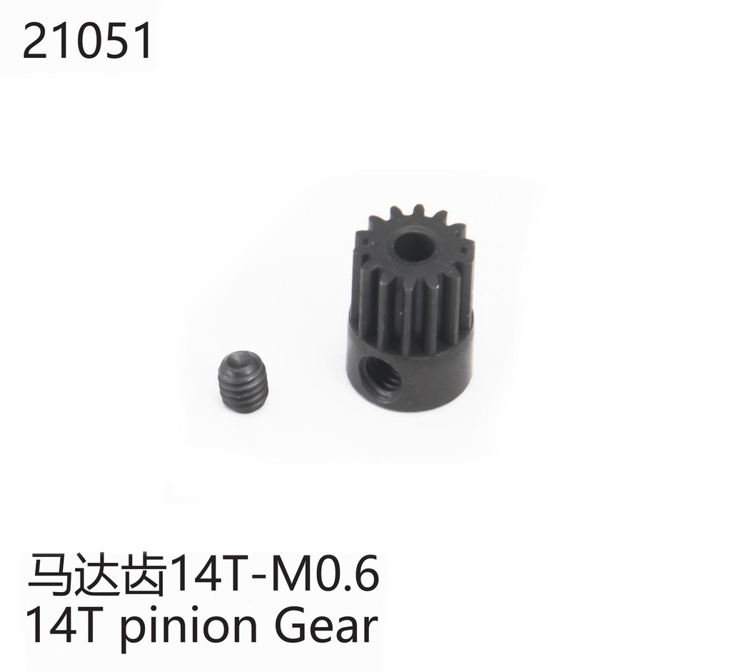 Ritzel 14 Zähne M06 3,175mm Bohrung