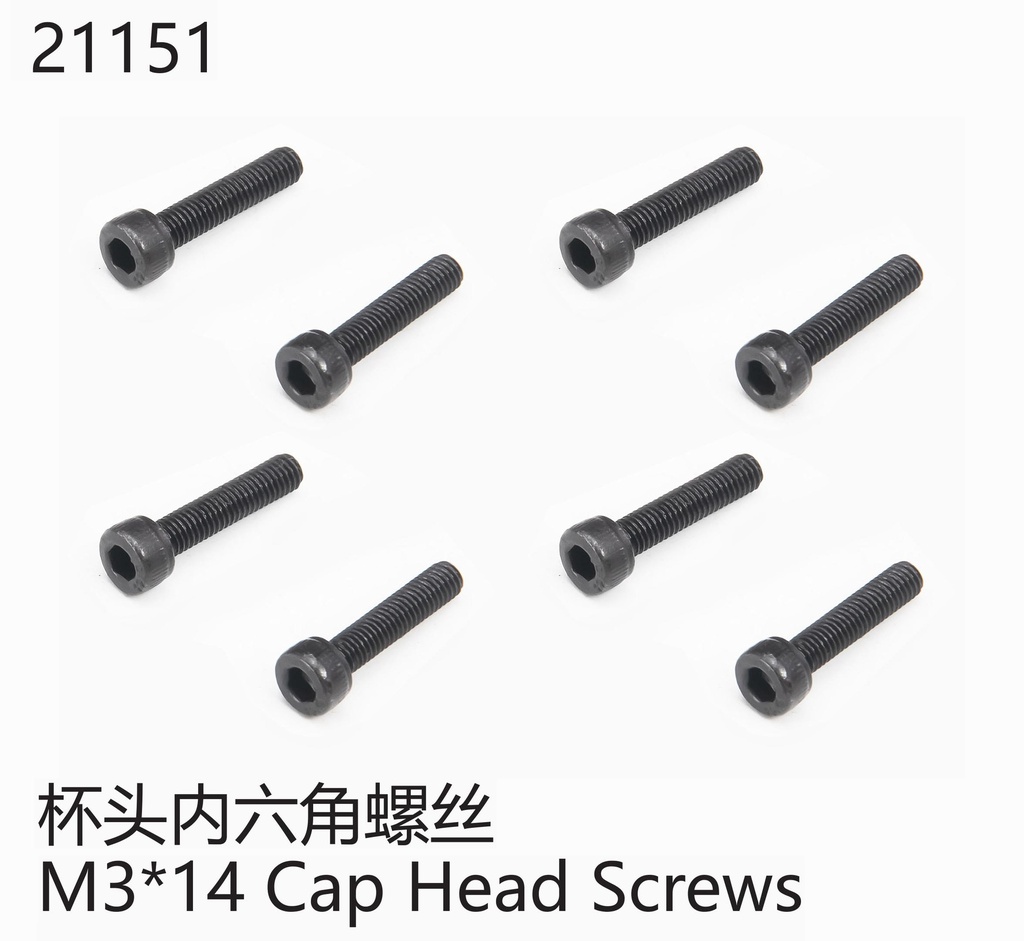 Zylinderkopfschraube M3x14mm