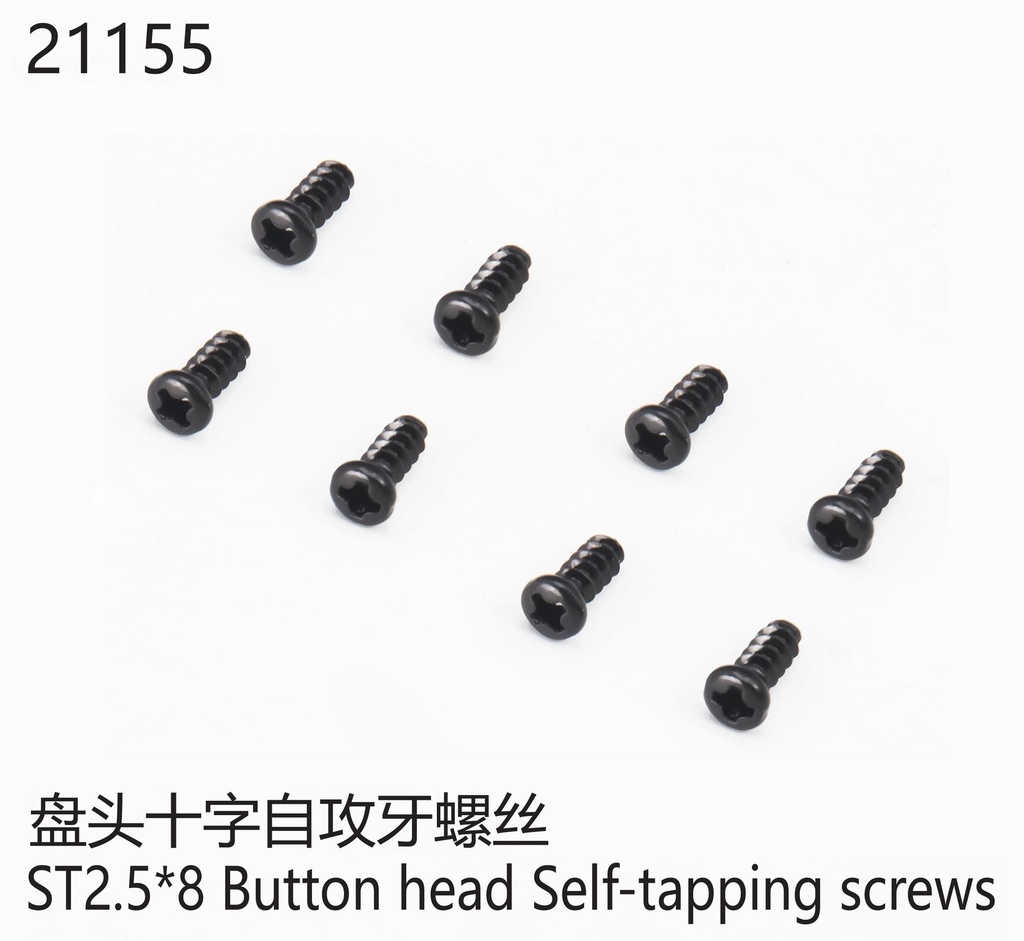 Rundkopfschraube ST2.5x8mm
