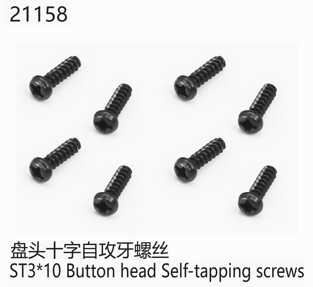 Rundkopfschraube ST3x10mm