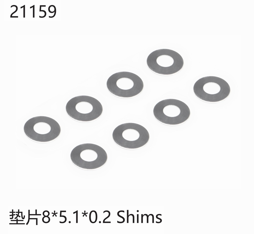 Shim Scheiben 8x5.1x0.2mm
