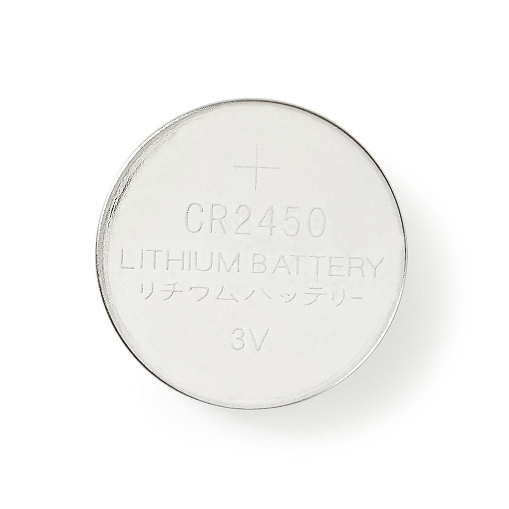 Lithium-Knopfzelle CR2450 | 3 V DC | 5-Pack | Silber