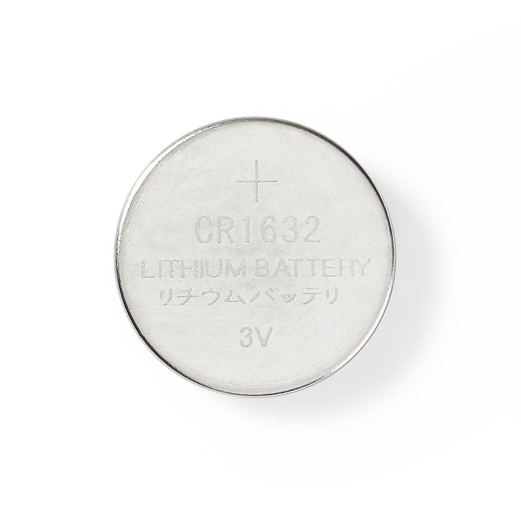 Lithium-Knopfzelle CR1632 | 3 V DC | vorgeladen | 5-Pack