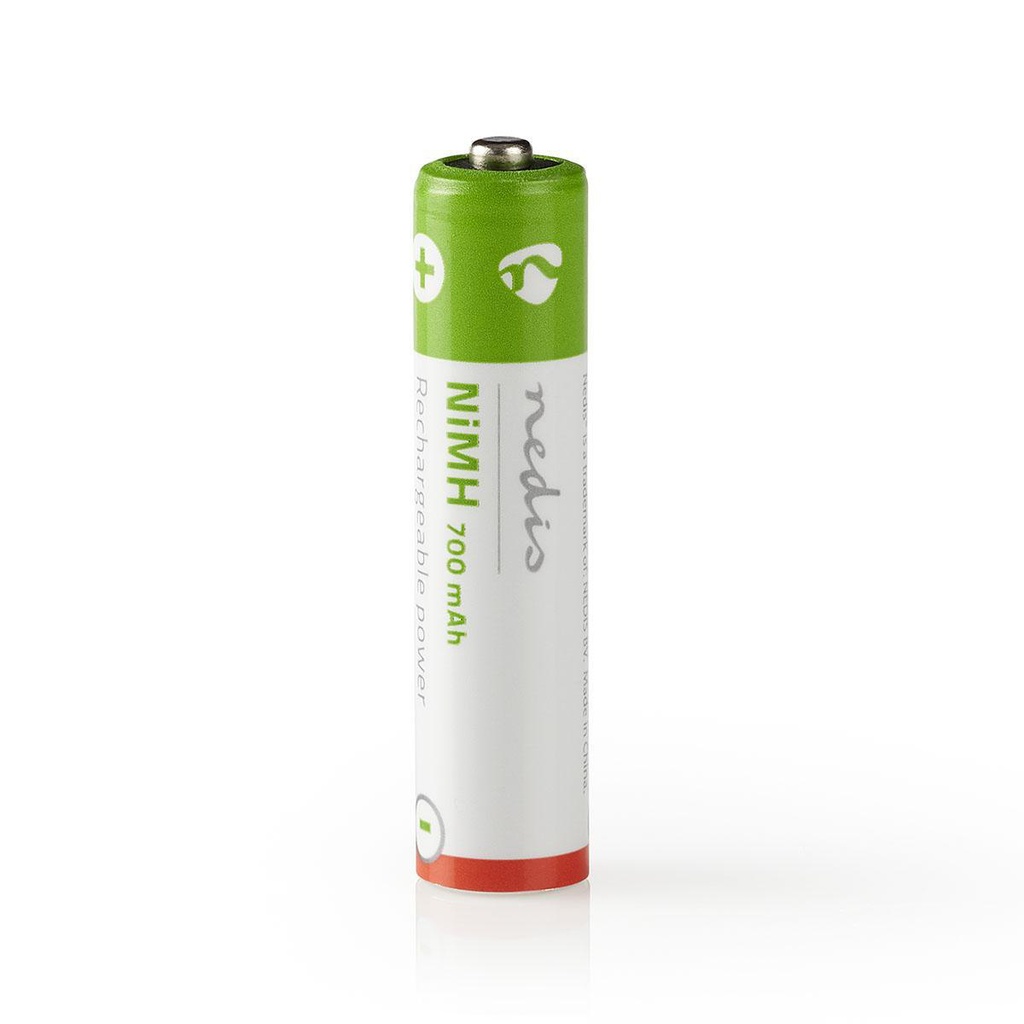 Wiederaufladbarer Ni-MH-Akku AAA | 1.2 V DC | 700 mAh | vorgeladen | 4-Pack