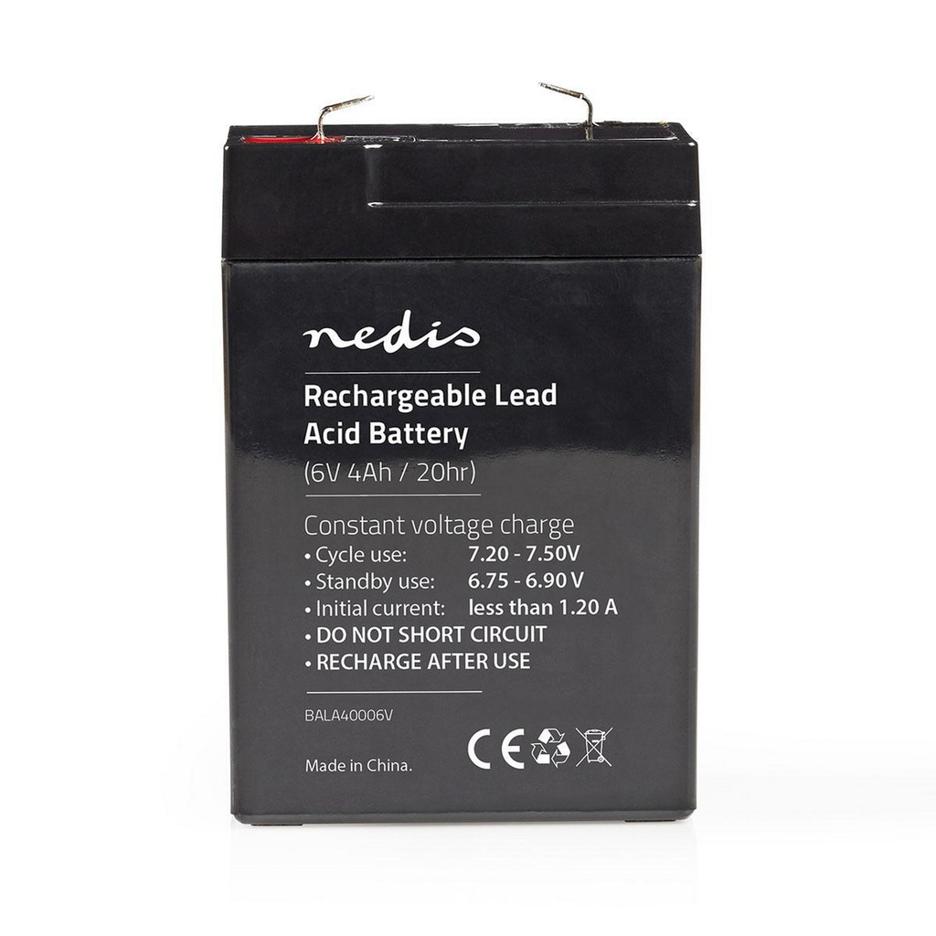 Wiederaufladbare Blei-Säure-Batterie | Lead-Acid | Wiederaufladbar | 6 V | 4000 mAh