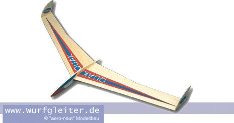 QUAX Balsa-Wurfgleiter (Bausatz)
