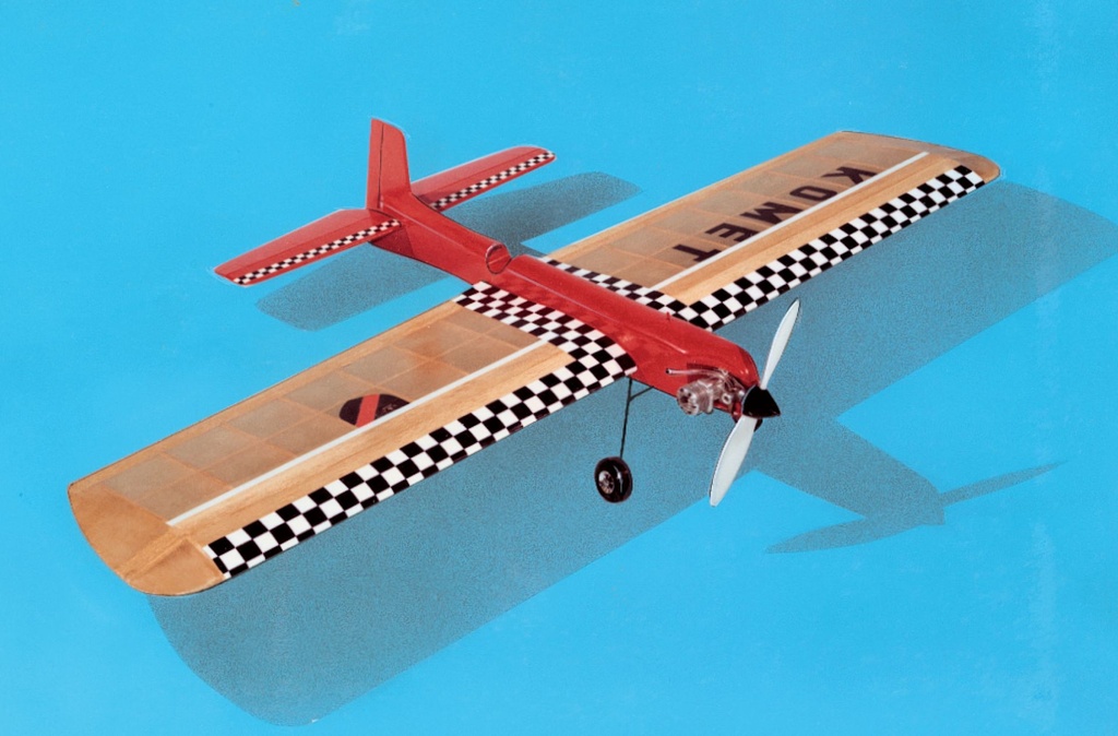 KOMET Fesselflugmodell RC Modell Bausatz