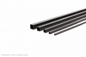 CfK-Vierkantrohr 8,0/7,0x1000 mm