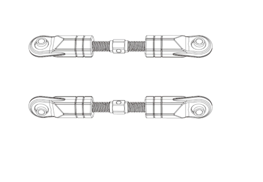 Hintere obere Querlenker/Lenkstangen Hyper Go TX10