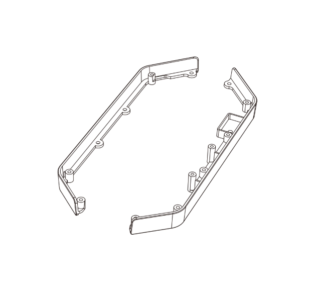 Chassis-Seitenteile 1:10 Onroad Hyper Go