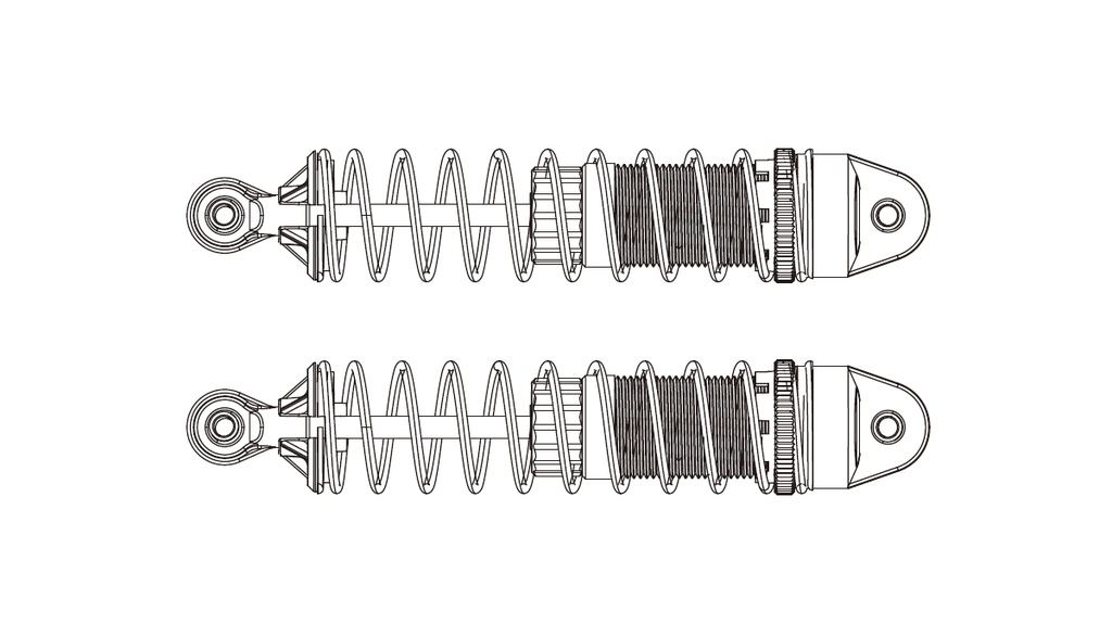 Vordere Stoßdämpfer Hyper Go TX10