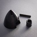Cox .049/.051 Kunststoff Spinner schwarz mit Hub 31,5mm