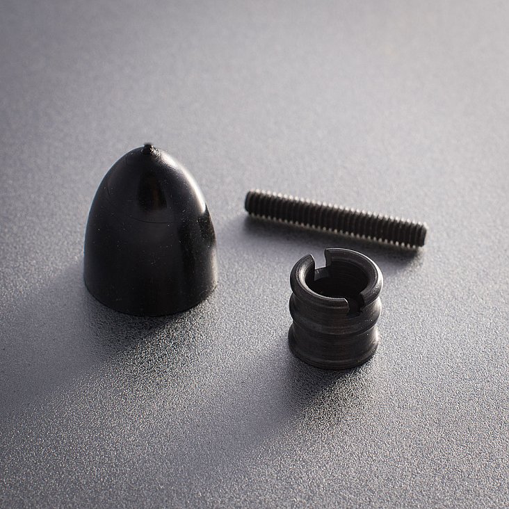 Cox .049/.051 Spinner schwarz mit Hub 34,7 mm