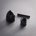 Cox .049/.051 Spinner schwarz mit Hub 34,7 mm